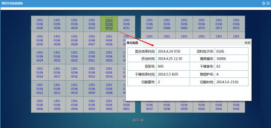 工厂生产数据采集系统追溯模块生产信息